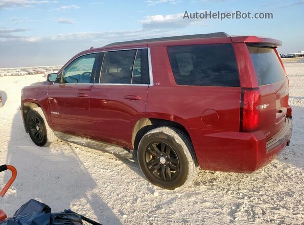 1GNSKBKC9GR237069 2016 CHEVROLET TAHOE Burgundy Rear left