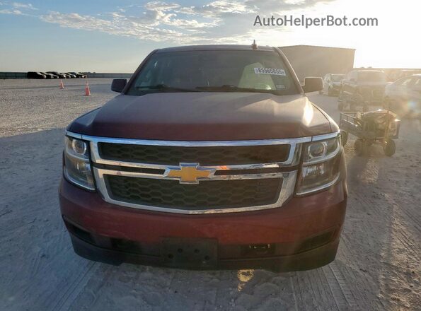 1GNSKBKC9GR237069 2016 CHEVROLET TAHOE Burgundy Front view