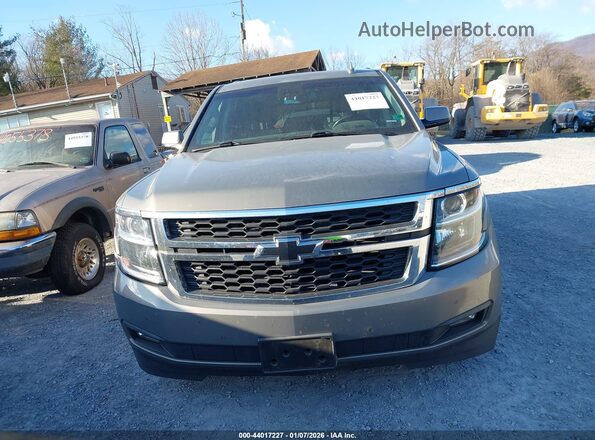 1GNSKBKC9JR100978 2018 CHEVROLET TAHOE Gray Widok zestawu wskaźników