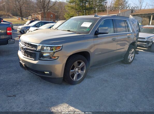1GNSKBKC9JR100978 2018 CHEVROLET TAHOE Gray Przód lewy