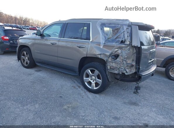 1GNSKBKC9JR100978 2018 CHEVROLET TAHOE Gray Tył lewy