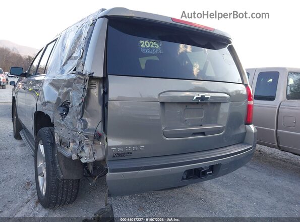 1GNSKBKC9JR100978 2018 CHEVROLET TAHOE Gray 