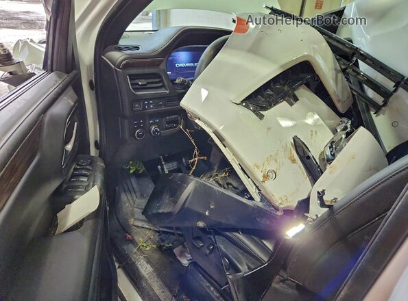 1GNSKCKDXNR127787 2022 CHEVROLET SUBURBAN White Vista del salpicadero