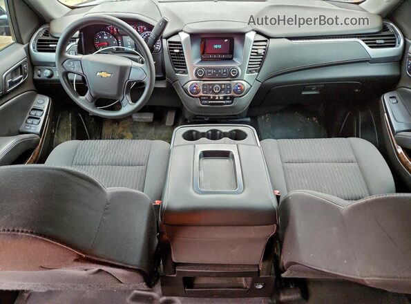 1GNSKDEC6GR325858 2016 CHEVROLET TAHOE Black Вид панелі приладів
