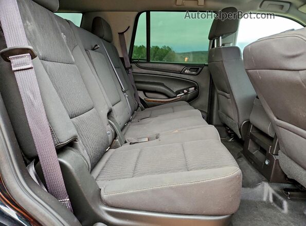 1GNSKDEC6GR325858 2016 CHEVROLET TAHOE Black Вид задньої частини салону
