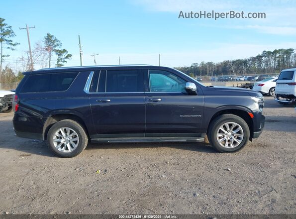 1GNSKFKD0PR378709 2023 CHEVROLET SUBURBAN Blue Widok wnętrza z tyłu