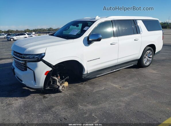 1GNSKFKD1PR453336 2023 CHEVROLET SUBURBAN White Vista tres cuartos delantera izquierda