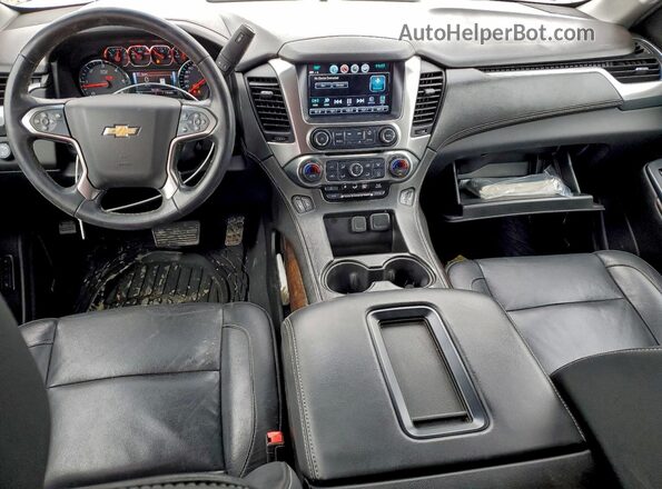 1GNSKHKC2KR358599 2019 CHEVROLET SUBURBAN Black Вид панелі приладів