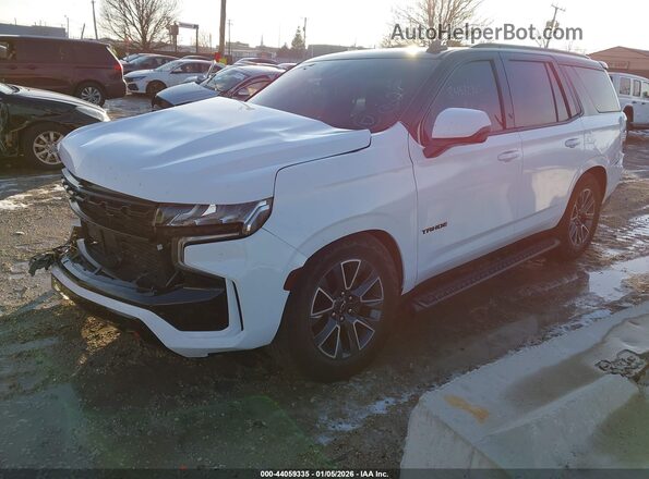 1GNSKPKL3PR479093 2023 CHEVROLET TAHOE White Vista tres cuartos delantera izquierda