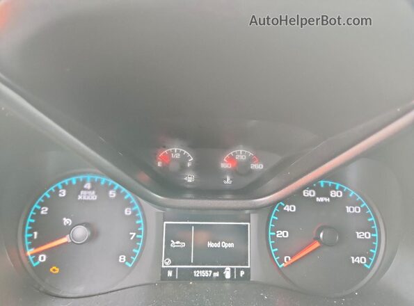 1GTG5BEAXL1224243 2020 GMC CANYON White Instrument cluster view