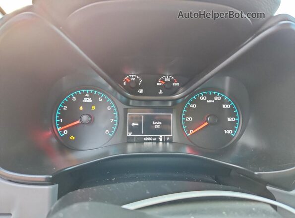 1GTG5BEN7M1234698 2021 GMC CANYON Gray ხელსაწყოთა პანელის ხედი