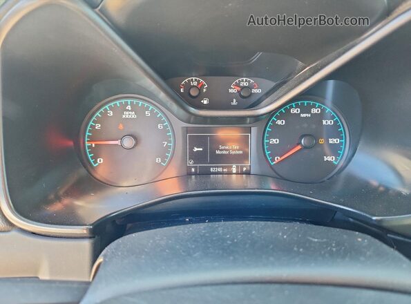 1GTG5CEN8N1104419 2022 GMC CANYON White ხელსაწყოთა პანელის ხედი