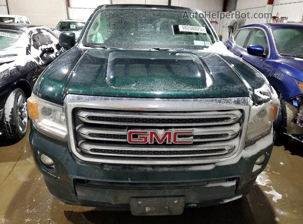 1GTG6CE35G1113562 2016 GMC CANYON Green Front view