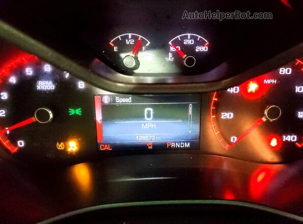1GTG6CE35G1113562 2016 GMC CANYON Green Instrument cluster view