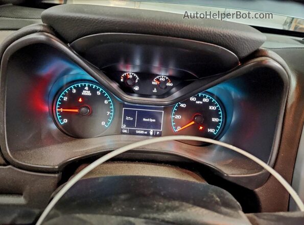 1GTG6CEN6M1110490 2021 GMC CANYON Gray Вид щитка приладів