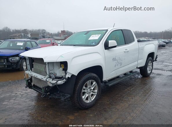 1GTH6CEN1L1180482 2020 GMC CANYON White წინა მარცხენა ხედი სამი მეოთხედიდან