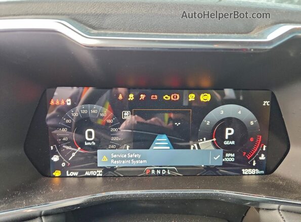 1GTP2BEK6S1192293 2025 GMC CANYON Blue Widok zestawu wskaźników