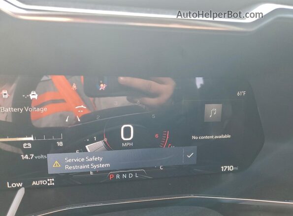 1GTP2BEK9T1135071 2026 GMC CANYON White Widok zestawu wskaźników