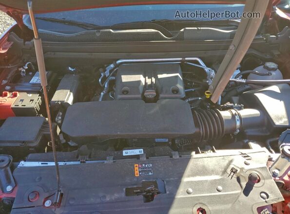 1GTP2FEK6S1234081 2025 GMC CANYON Red Սալոնի հետևի տեսք