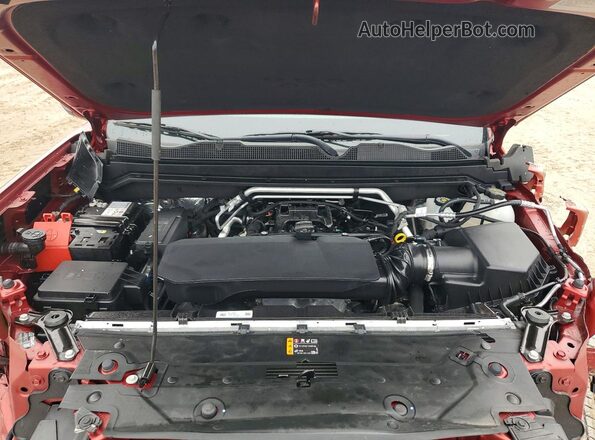 1GTP2FEK6T1123483 2026 GMC CANYON Бордовый Вид задней части салона