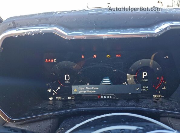 1GTP2FEK9T1125910 2026 GMC CANYON Silver Սարքավորումների վահանակի տեսք