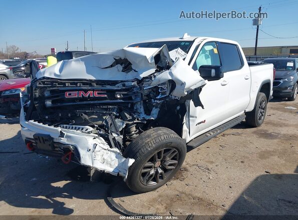 1GTP9EEL4NZ131309 2022 GMC SIERRA White Առջևի ձախ երեք քառորդ տեսարան