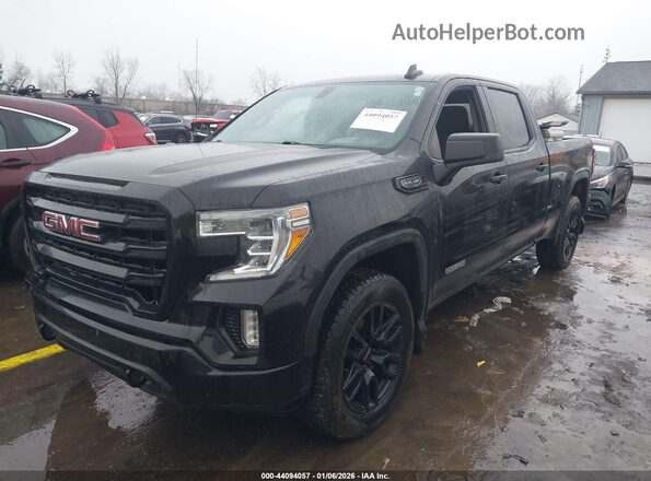 1GTU9CED3KZ414098 2019 GMC SIERRA Black წინა მარცხენა ხედი სამი მეოთხედიდან