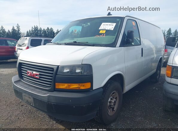 1GTW7AFG3L1253974 2020 GMC SAVANA CARGO White Vista tres cuartos delantera izquierda