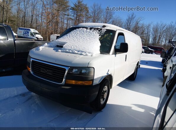 1GTW7AFG6K1337589 2019 GMC SAVANA 2500 Белый Передняя левая четверть