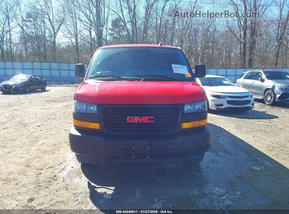 1GTZ7HFP9P1139862 2023 GMC SAVANA CARGO Red უკანა სალონის ხედი