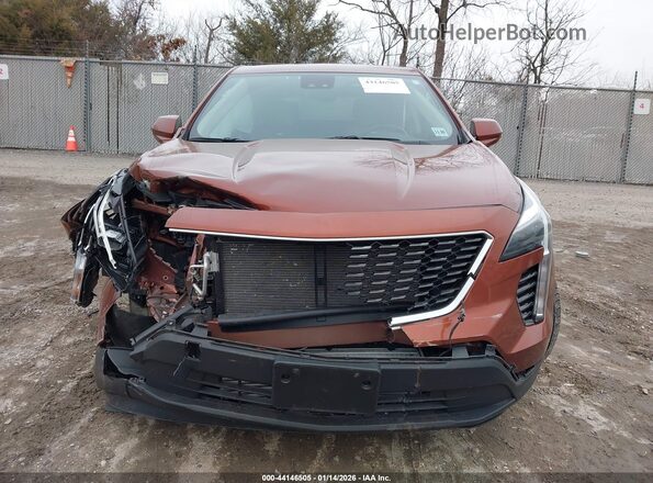 1GYAZAR43MF080039 2021 CADILLAC XT4 Orange Widok zestawu wskaźników