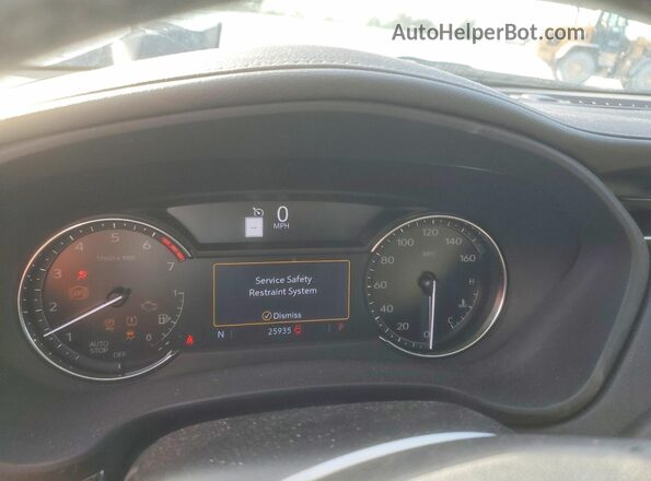 1GYFZCR43MF080088 2021 CADILLAC XT4 Burgundy ხელსაწყოთა პანელის ხედი