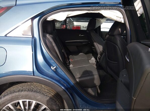 1GYFZDR41RF246721 2024 CADILLAC XT4 Blue Widok naklejki z numerem VIN