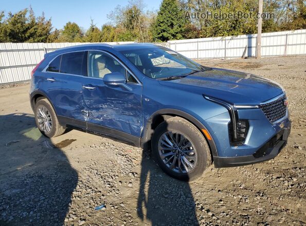 1GYFZDR46SF134051 2025 CADILLAC XT4 Синий Передняя правая четверть