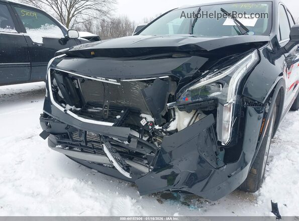 1GYFZDR48NF127705 2022 CADILLAC XT4 Black Widok z przodu
