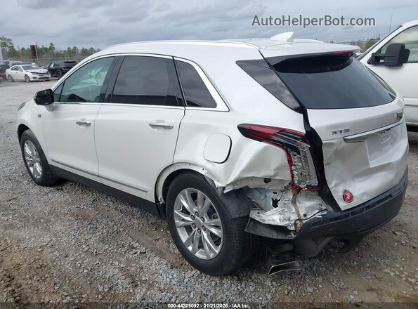 1GYKNAR40MZ112248 2021 CADILLAC XT5 White Tył lewy