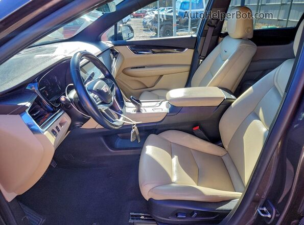 1GYKNARS3KZ194617 2019 CADILLAC XT5 Gray წინა სალონის ხედი