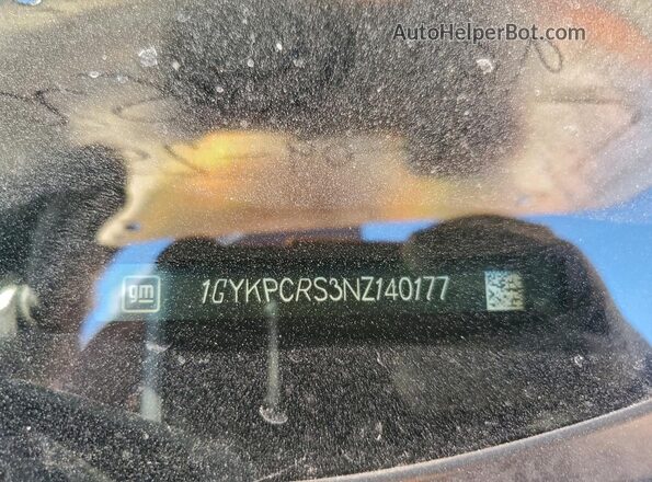 1GYKPCRS3NZ140177 2022 CADILLAC OTHER Tan Вид наклейки з VIN-кодом