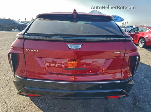 1GYKPRRKXSZ306564 2025 CADILLAC OTHER Burgundy Widok z tyłu