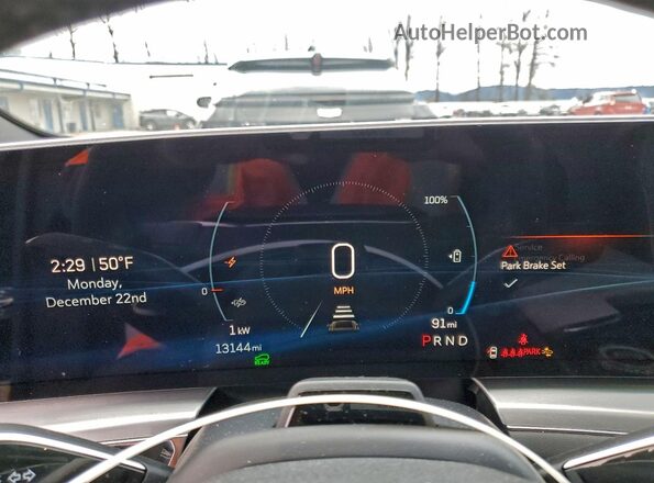 1GYKPSRL3RZ127910 2024 CADILLAC OTHER Green Instrument cluster view