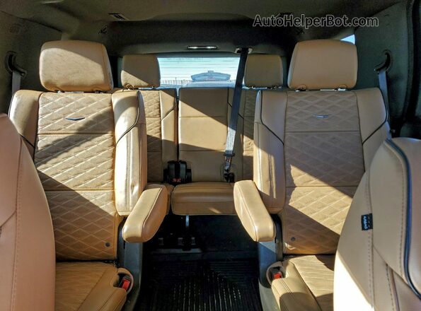 1GYS4CKL2PR447905 2023 CADILLAC ESCALADE White უკანა სავარძლების ხედი