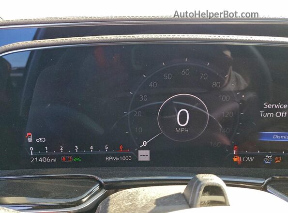 1GYS4CKL2PR447905 2023 CADILLAC ESCALADE White ხელსაწყოთა პანელის ხედი