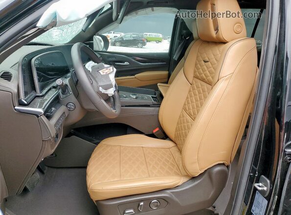1GYS4CKL2RR312975 2024 CADILLAC ESCALADE Черный Вид салона спереди