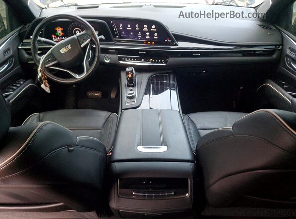 1GYS4FKL5MR245640 2021 CADILLAC ESCALADE Black Vista del salpicadero