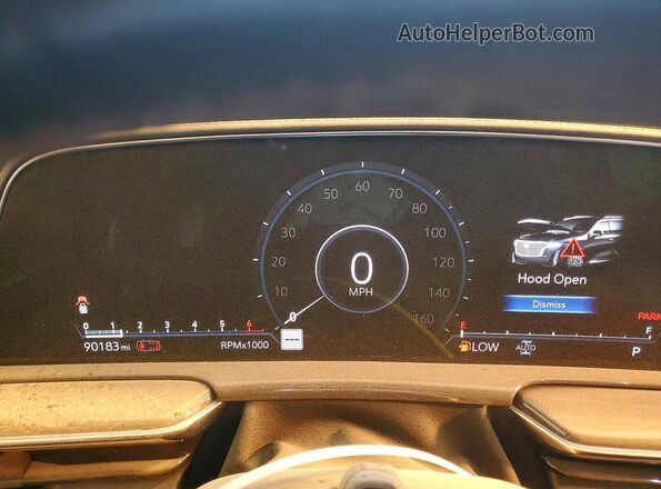 1GYS4FKL5MR368564 2021 CADILLAC ESCALADE Black Instrument cluster view