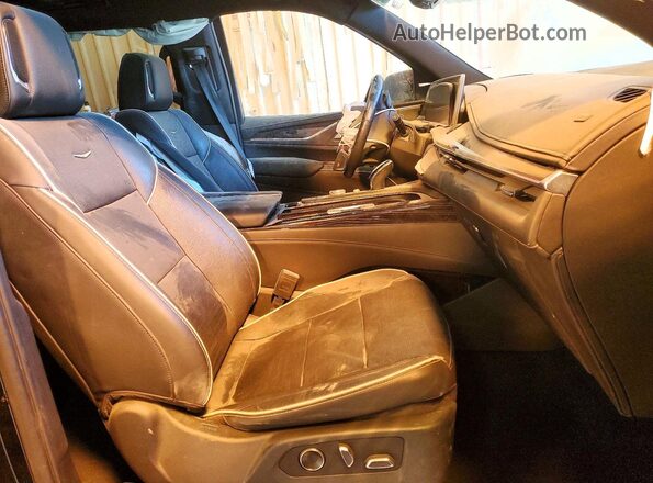 1GYS4FKL5MR368564 2021 CADILLAC ESCALADE Black Front interior view