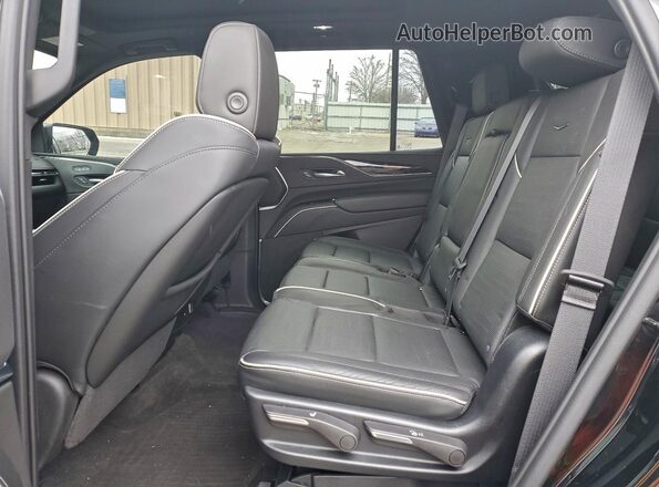 1GYS4FKL7PR287117 2023 CADILLAC ESCALADE Black უკანა სალონის ხედი