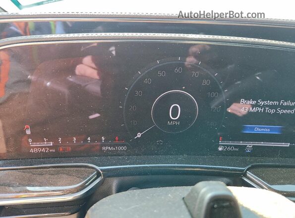 1GYS4GKL3PR311869 2023 CADILLAC ESCALADE Red Instrument cluster view