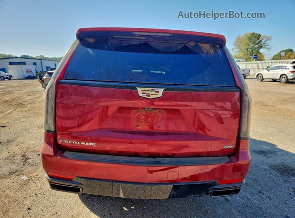 1GYS4GKL3PR311869 2023 CADILLAC ESCALADE Red Rear view