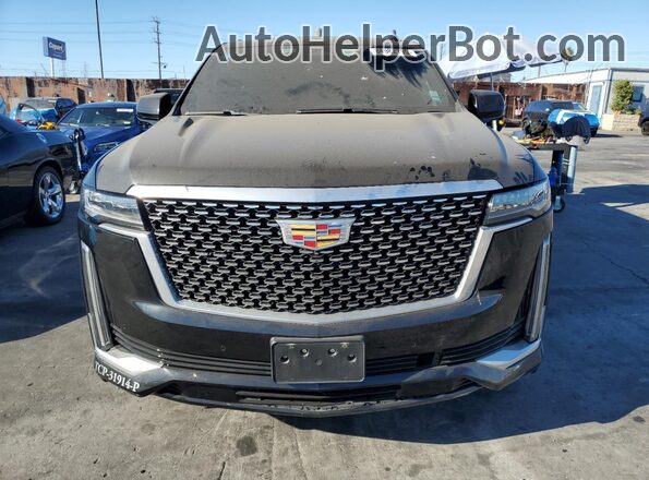 1GYS4KKL2MR411850 2021 CADILLAC ESCALADE Black წინა ხედი